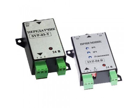 SVP-03T/04R Комплект передатчика и приемника для передачи видеосигнала по витой паре