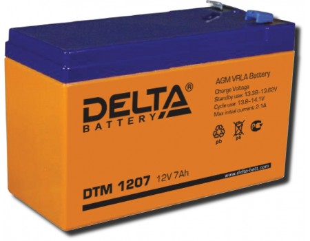 Delta DTM 1207 Аккумулятор герметичный свинцово-кислотный