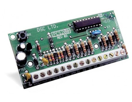 PC5208 Модуль расширения выходов, 8 транзисторных выходов 50мА/12VDC