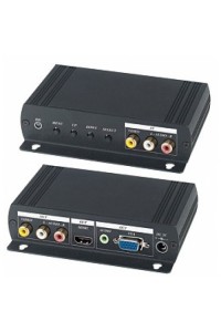 AD001HH Преобразователь композитного видео и аудиосигналов в VGA и HDMI