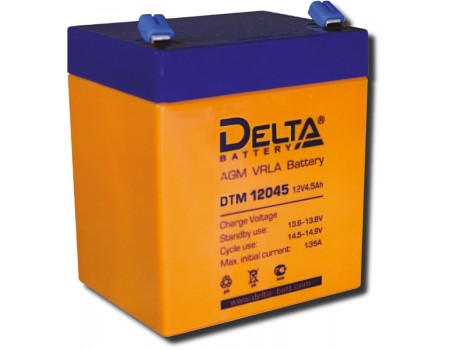 Delta DTM 12045 Аккумулятор герметичный свинцово-кислотный