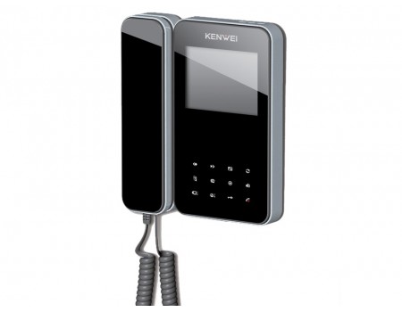 KW-E350C (черный) Монитор видеодомофона цветной