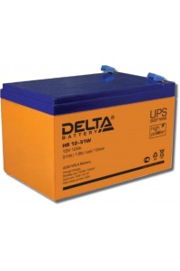 Delta HR 12-51 W Аккумулятор герметичный свинцово-кислотный