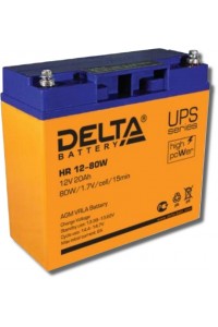 Delta HR 12-80 W Аккумулятор герметичный свинцово-кислотный