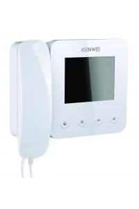 KW-E400FC (белый) Монитор видеодомофона цветной