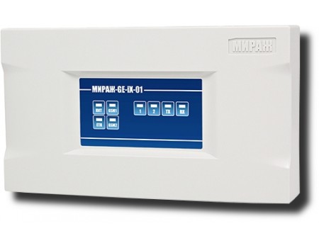 Мираж-GE-iX-01 Устройство оконечное объектовое приемно-контрольное c GSM коммуникатором в корпусе на DIN-рейку