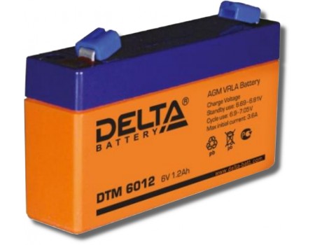 Delta DTM 6012 Аккумулятор герметичный свинцово-кислотный