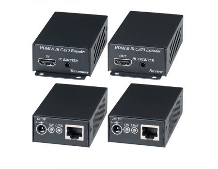 HE02EI Комплект для передачи HDMI-сигнала с ИК-повторителем