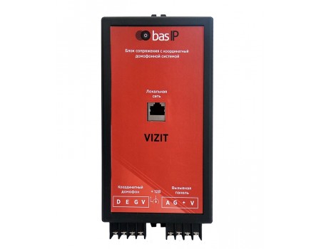 BAS-IP-VIZIT Адаптер для координатных домофонов