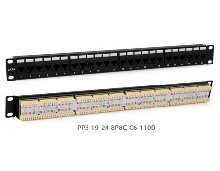 PP3-19-24-8P8C-C6-110D Патч-панель 19