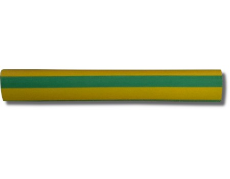 Термоусаживаемая трубка 19,1/9,5мм, желто-зеленый (2NF201191GY) Термоусаживаемая трубка, самозатухающая