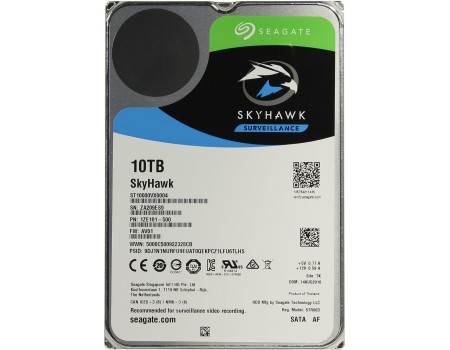 HDD 10000 GB (10 TB) SATA-III SkyHawk (ST10000VX0004) Жесткий диск (HDD) для видеонаблюдения
