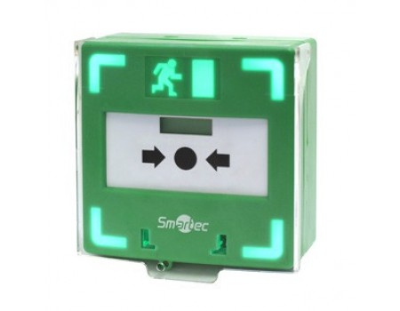 ST-ER116TLS-GN Устройство разблокировки двери с восстанавливаемой кнопкой активации