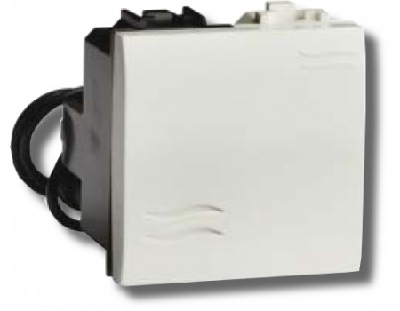Выключатель с подсветкой Brava 2 модуля белый (76002BL) Выключатель с подсветкой