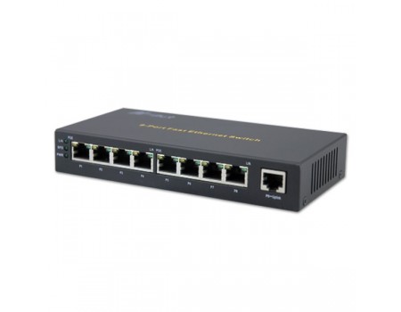 NT-W900-AT8 PoE коммутатор Fast Ethernet на 8 портов