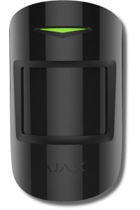 Ajax MotionProtect Plus (black) Извещатель охранный оптико-электронный комбинированный радиоканальный