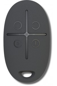 Ajax SpaceControl (black) Брелок 4-х кнопочный с обратной связью
