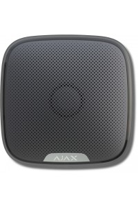 Ajax StreetSiren (black) Оповещатель свето-звуковой радиоканальный