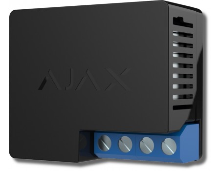 Ajax WallSwitch (black) Блок релейный радиоканальный