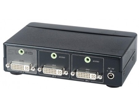 DS02A Коммутатор DVI- и стерео аудиосигналов